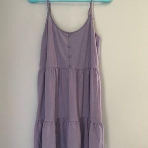 baby doll three tier spaghetti strap dress